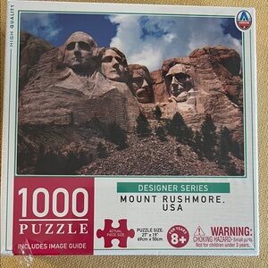 Mount Rushmore 1000 Piece Puzzle by Brand
